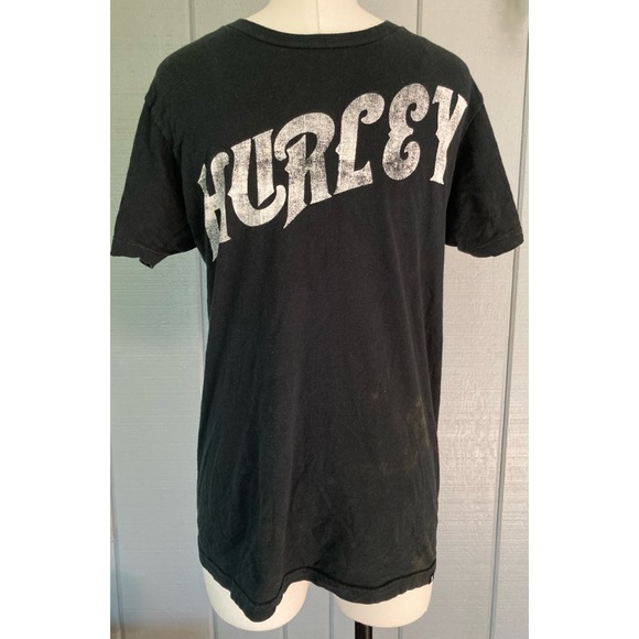 Hurley Black Short Sleeve Tee Shirt - Picture 2 of 10